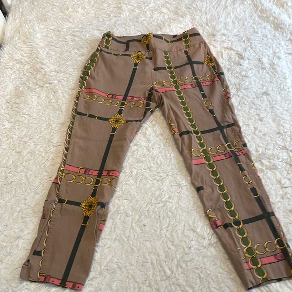 New York & Company Large Printed Skinny Pants
